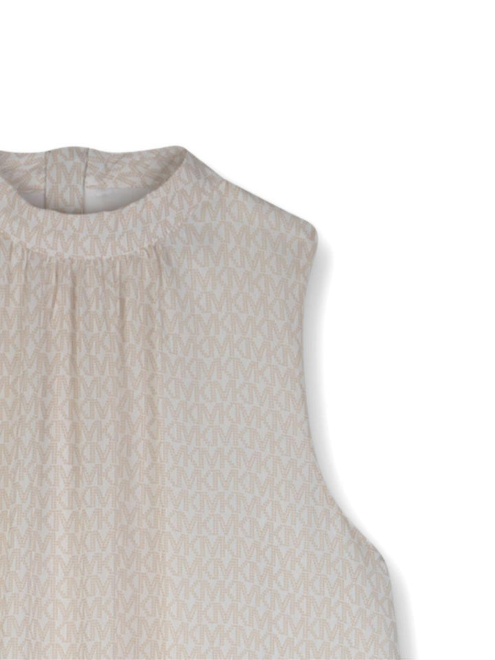 Abito beige chiaro per bambina R30592 190 Michael Kors Kids 