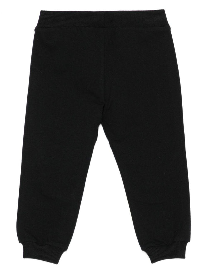 Pantalone nero per neonato MUP05QLDA17 60100 Moschino Kids 