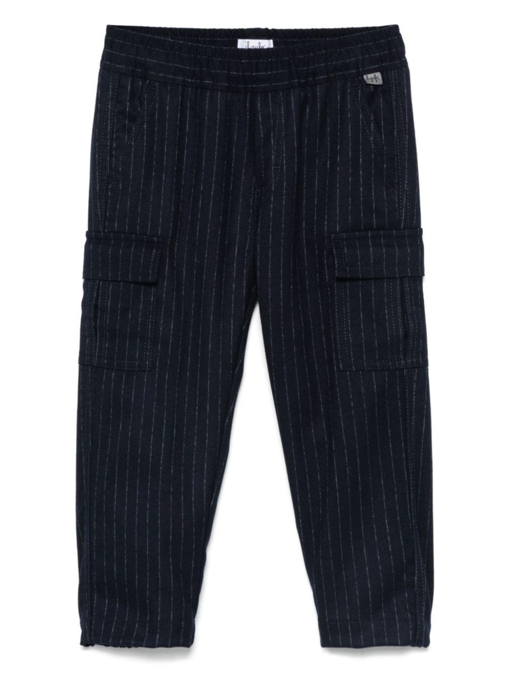 Pantalone blu/bianco per bambino