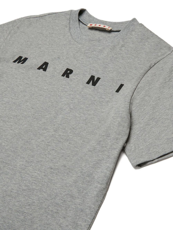 T-shirt grigia per bambino M002MVM00RF 0M923 Marni Kids 