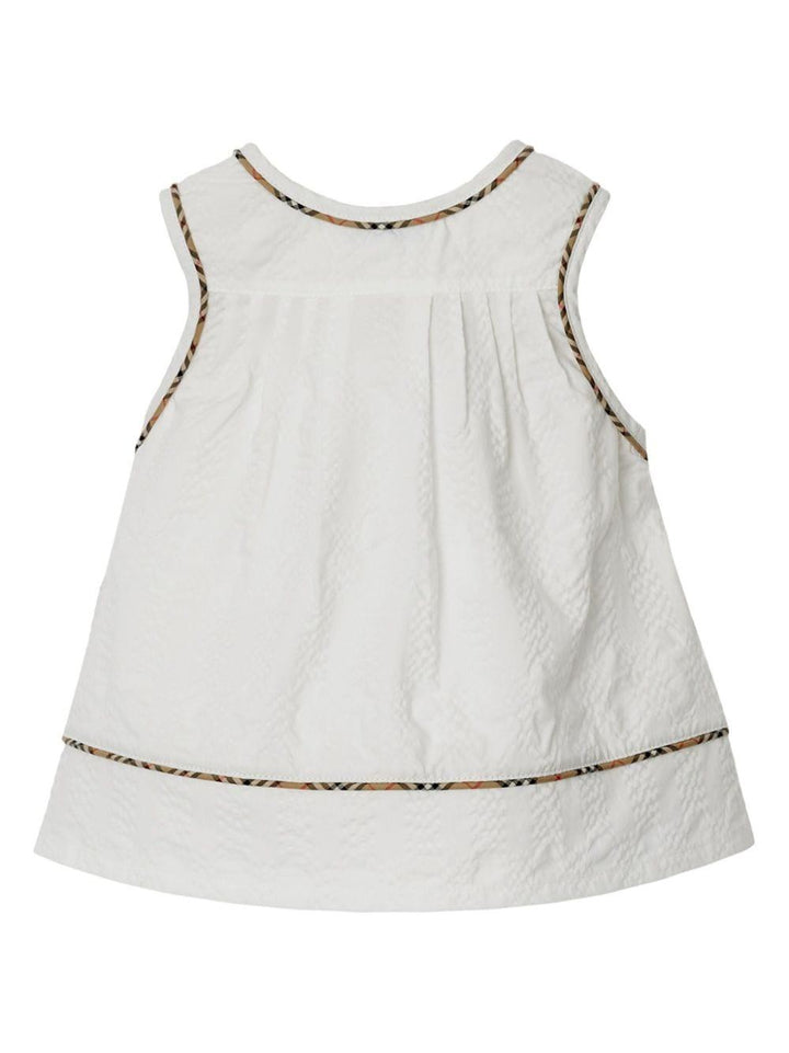 Pagliaccetto bianco per neonata 8078862 A1464 Burberry Kids 