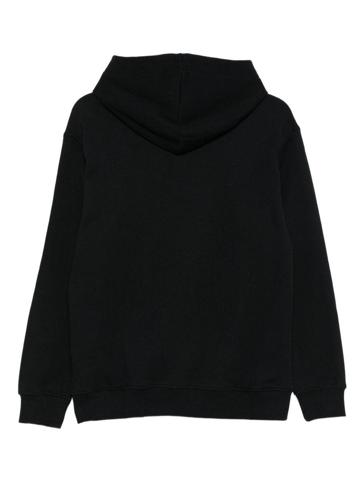 Felpa nera per bambino F5MSJUHS019 110 Msgm Kids 