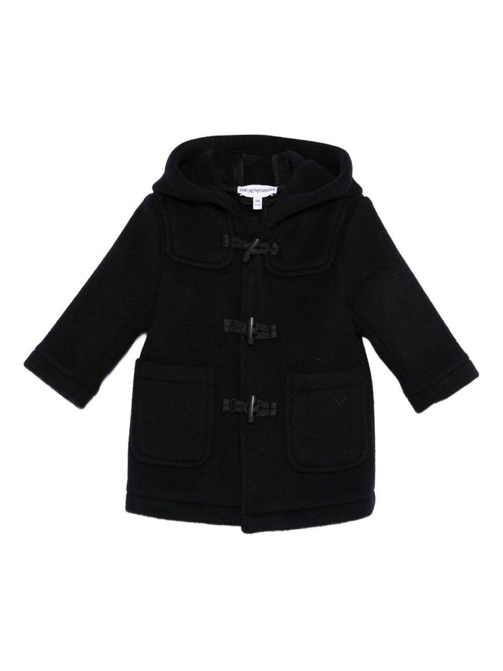 Cappotto nero per neonato EB000494AF16038 UB118 Emporio Armani Kids 