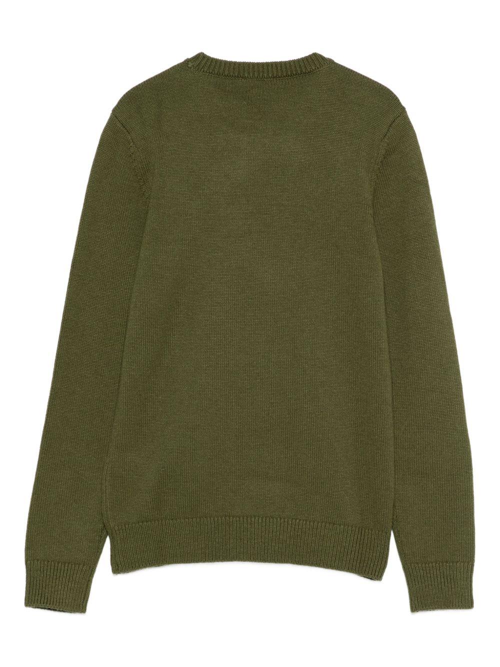 Maglione verde oliva per bambino J02430KYAYX K513 Diesel Kids 