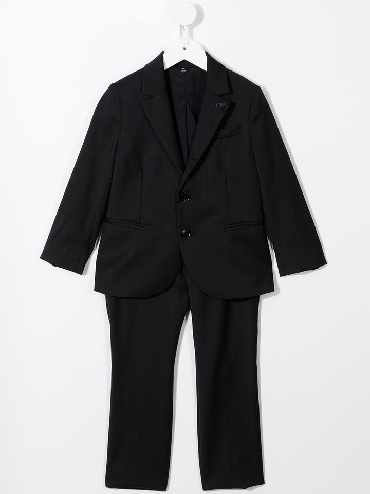 Completo elegante blu per bambino 8N4V024N5IZ 0958 Emporio Armani Kids 