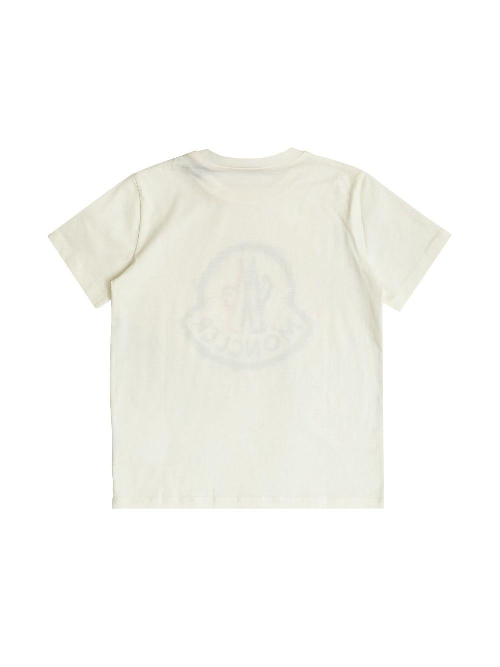 T-shirt bianca per bambino con stampa