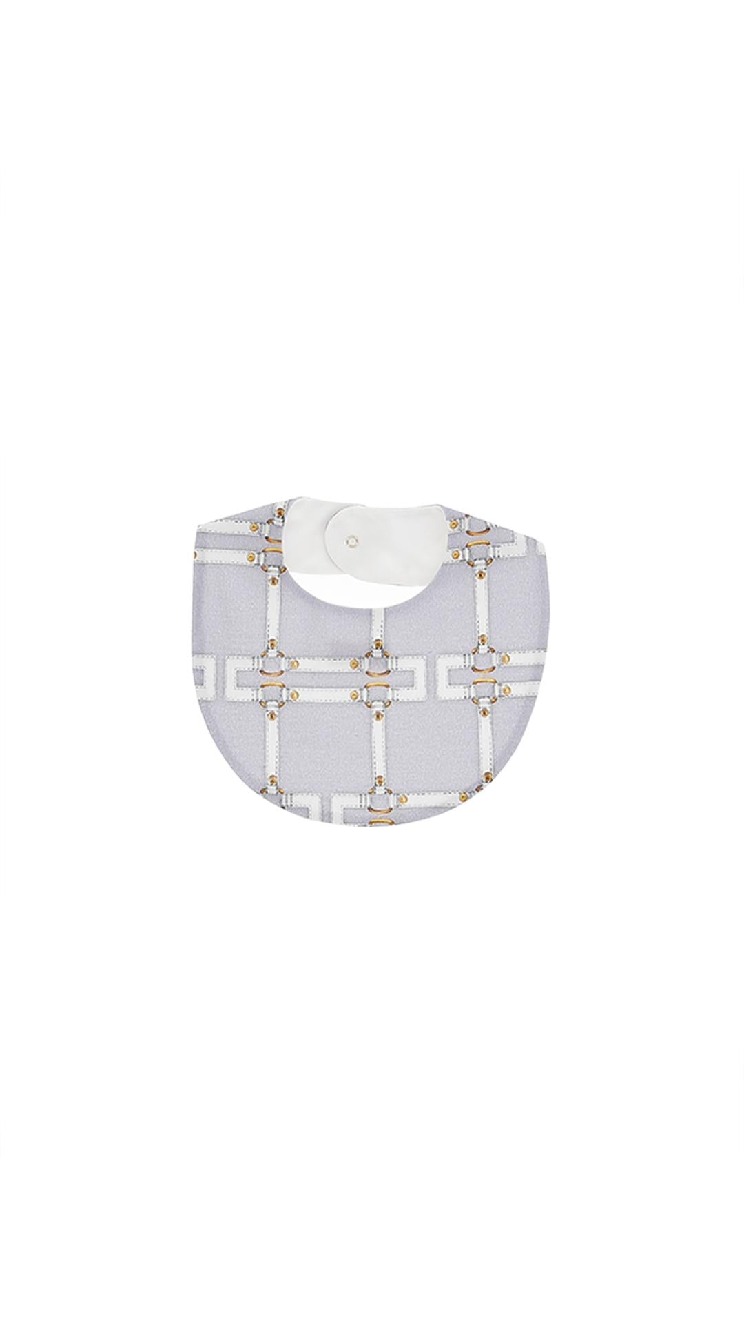 Bavetta lilla per neonata ENBA0680JFE01 D881 Elisabetta Franchi Kids 