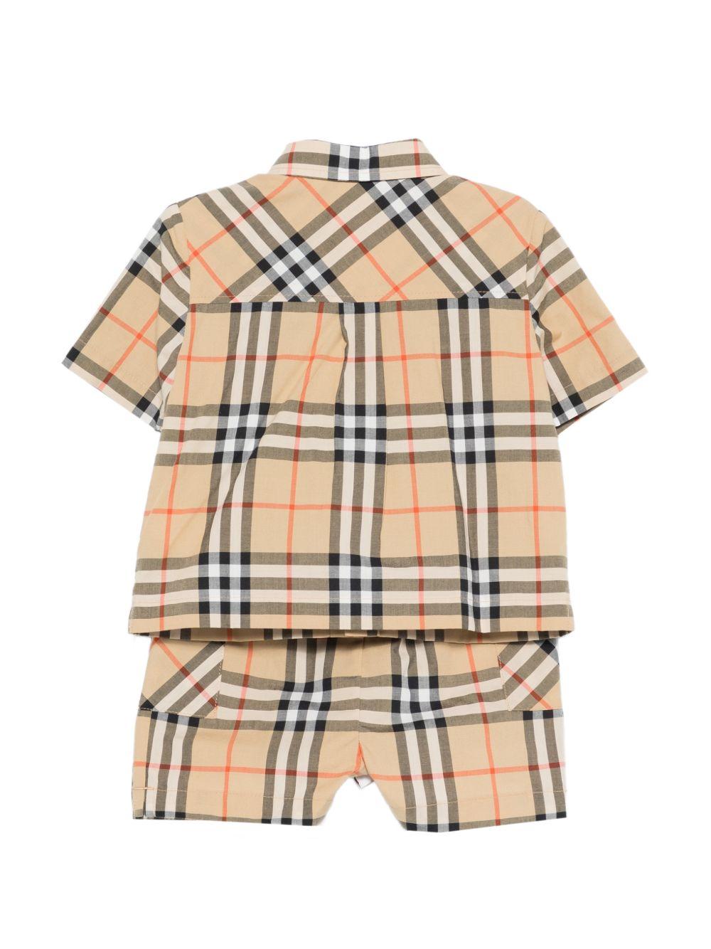 Completo marrone per neonato 8120916 B9368 Burberry Kids 