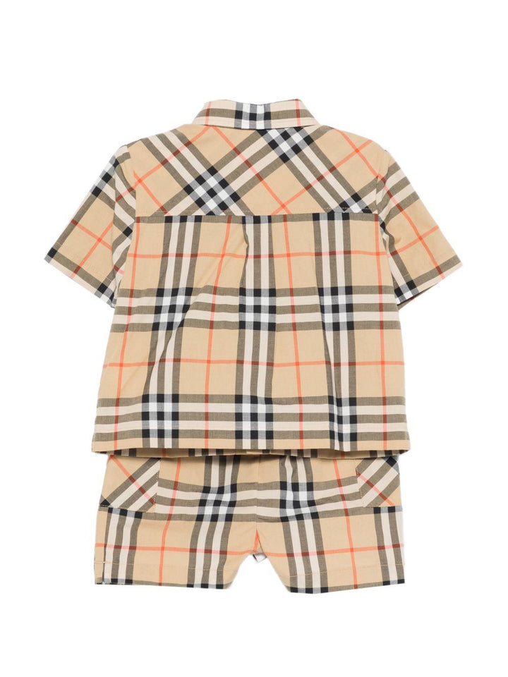 Completo marrone per neonato 8120916 B9368 Burberry Kids 