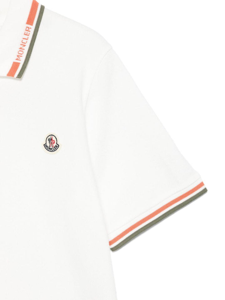 Completo sportivo bianco/verde oliva per bambino