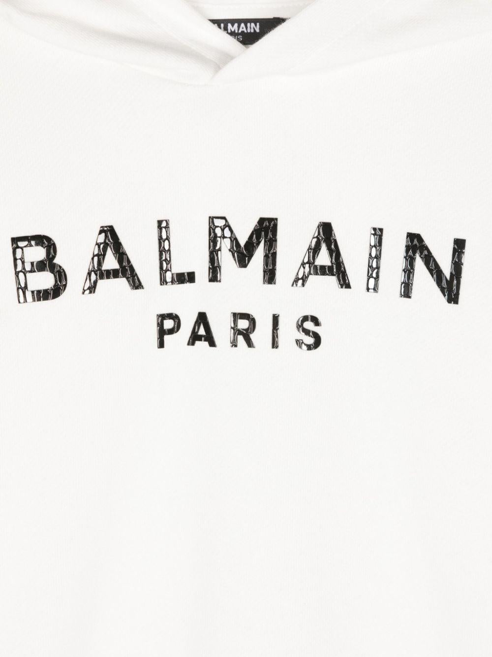 White cotton sweatshirt for boys