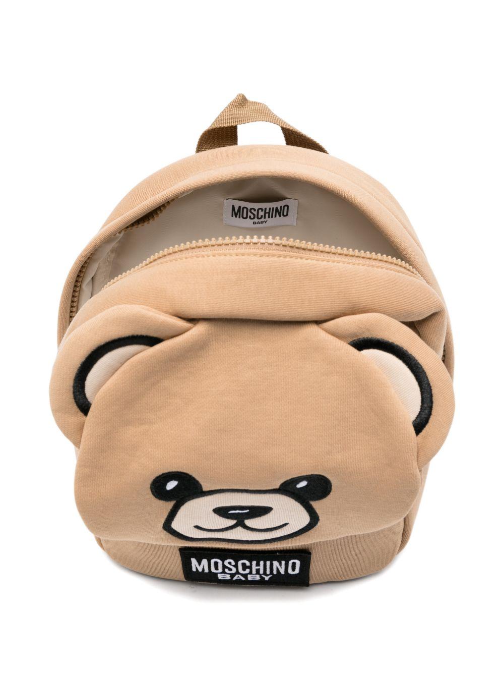 Zaino marrone per bambino MUX05QLCA26 20351 Moschino Kids 