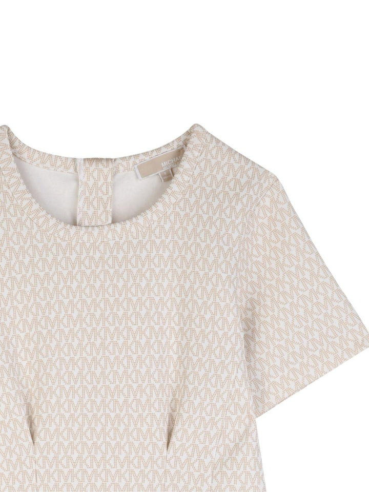 Abito beige chiaro per bambina R30586 190 Michael Kors Kids 