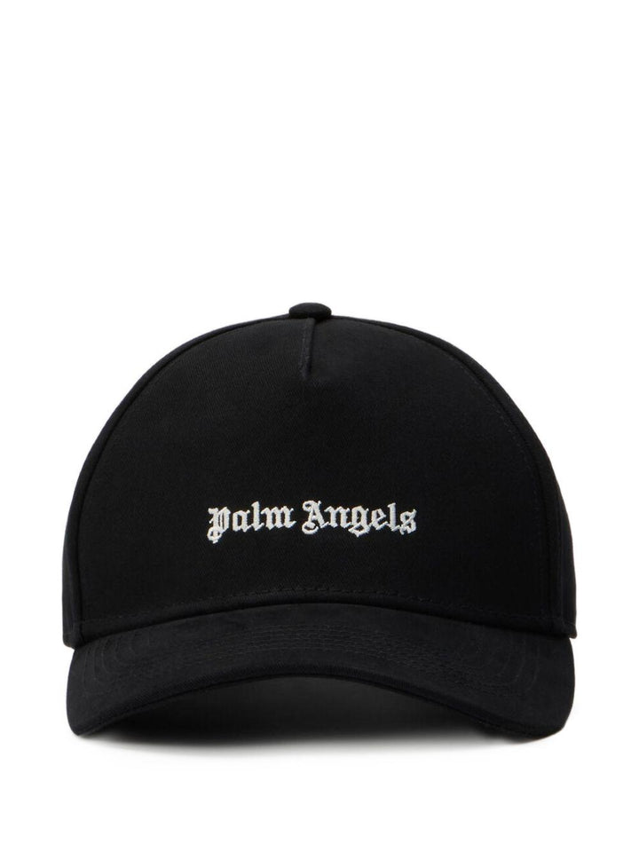 Cappello nero per bambino PMLB104S26FAB004 1003 Palm Angels 