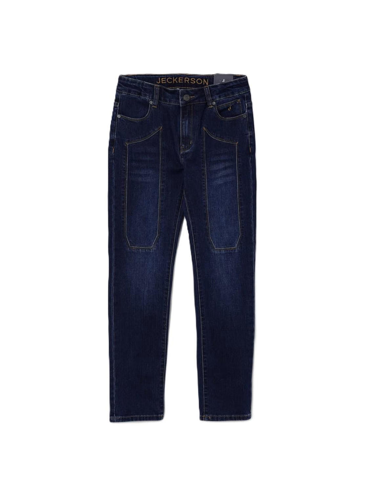 Jeans blu per bambino J4610W25 RE068 Jeckerson Kids 