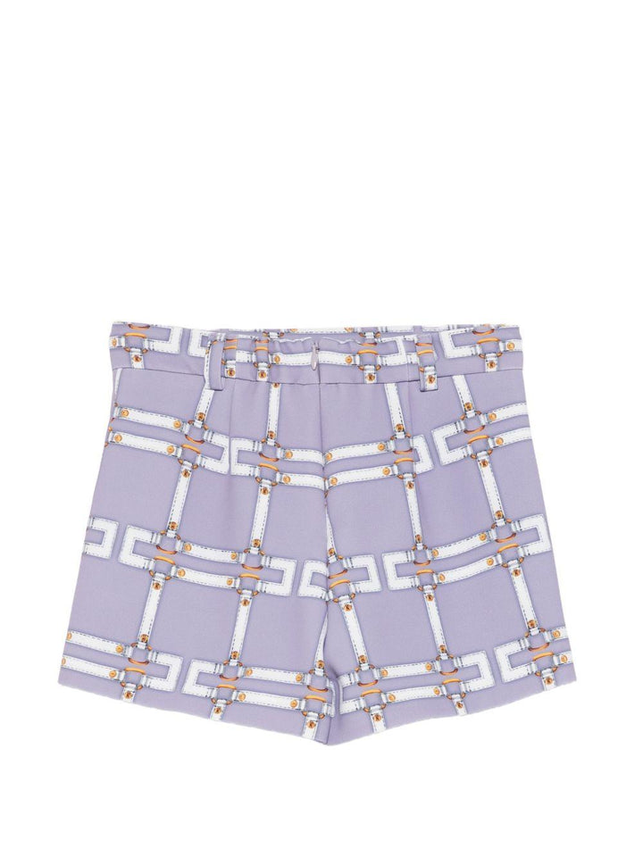 Bermuda lilla per bambina EFBE0810GAE01 8125 Elisabetta Franchi Kids 