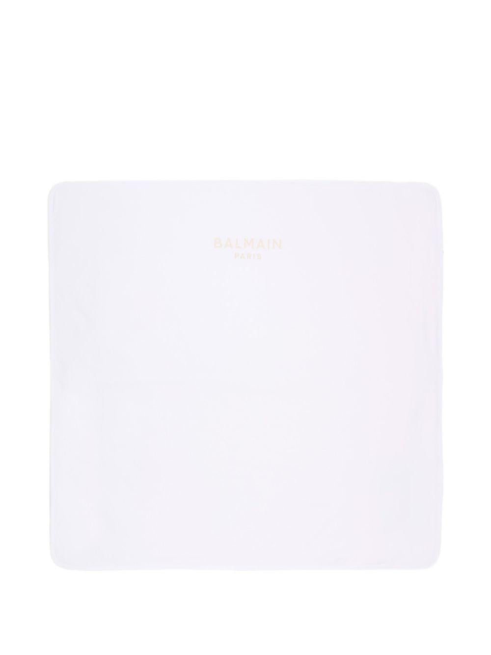 Coperta bianca per neonato BY0620Z3278 100BG Balmain Kids 