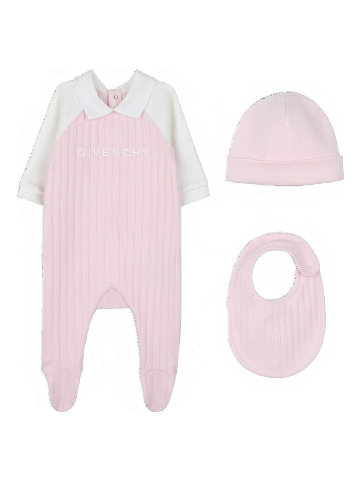 Pigiama rosa per neonata H30864 44Z Givenchy Kids 