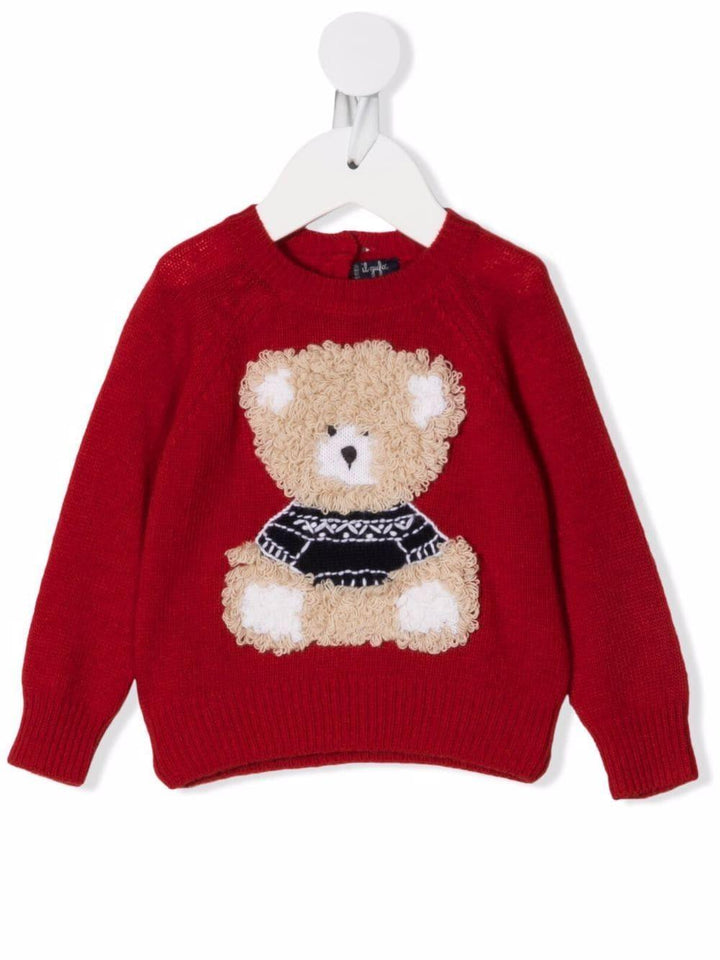 Red sweater for baby