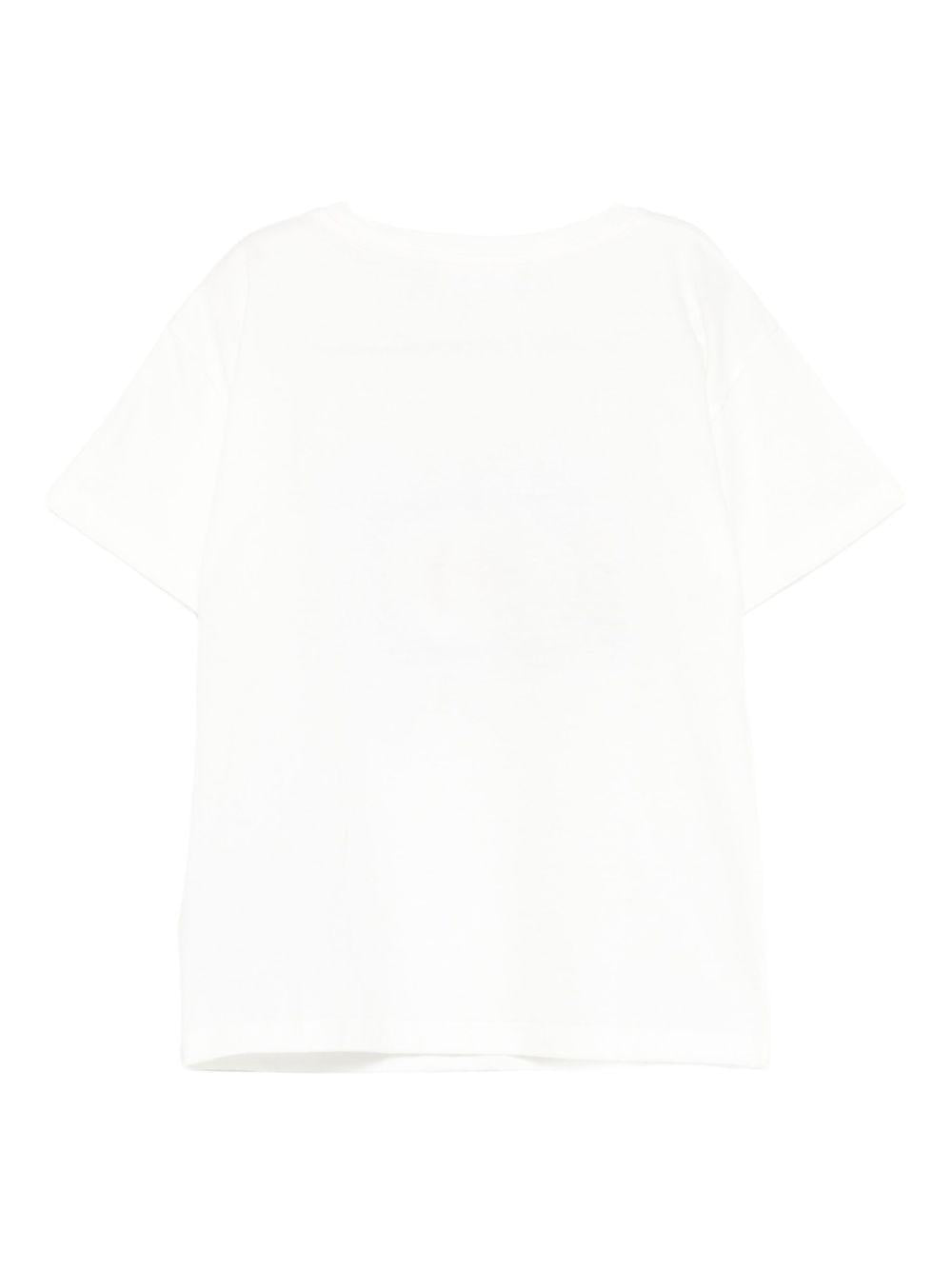 T-shirt bianco per neonato 837171XJHE6 9214 Gucci Kids 