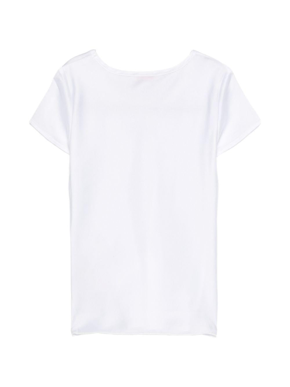 T-shirt bianca per bambina GA6025T400A 10601 Liu Jo 