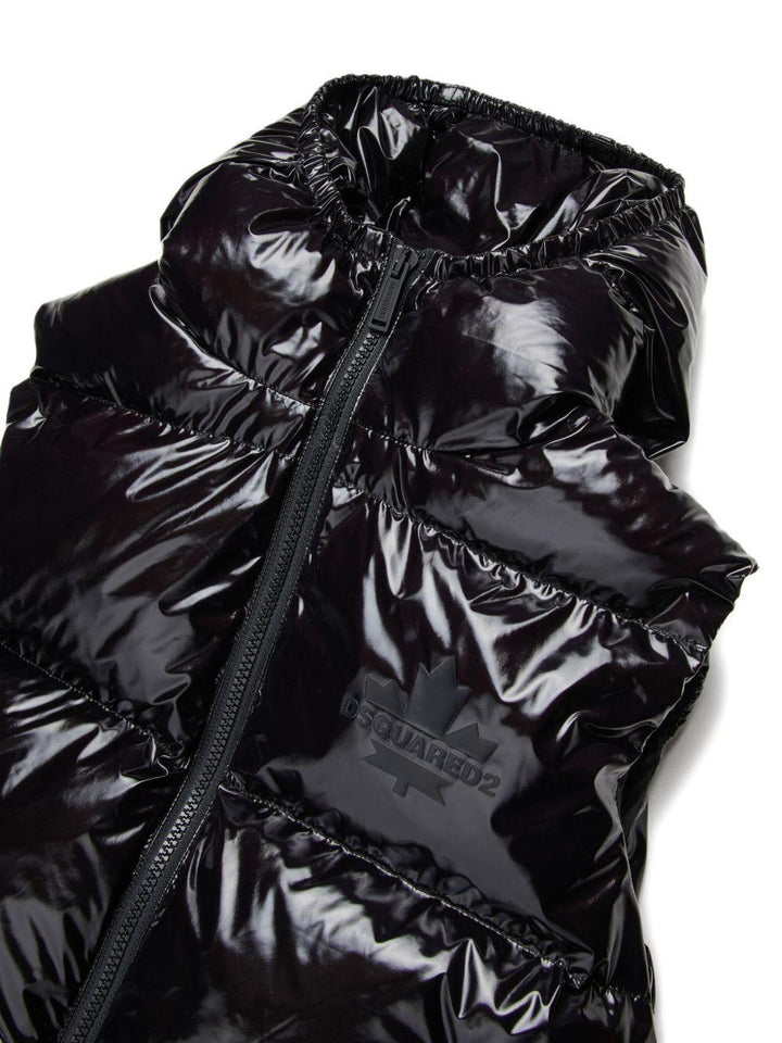 Gilet nero per bambino DQ3043D0ADY DQ900 Dsquared2 Kids 