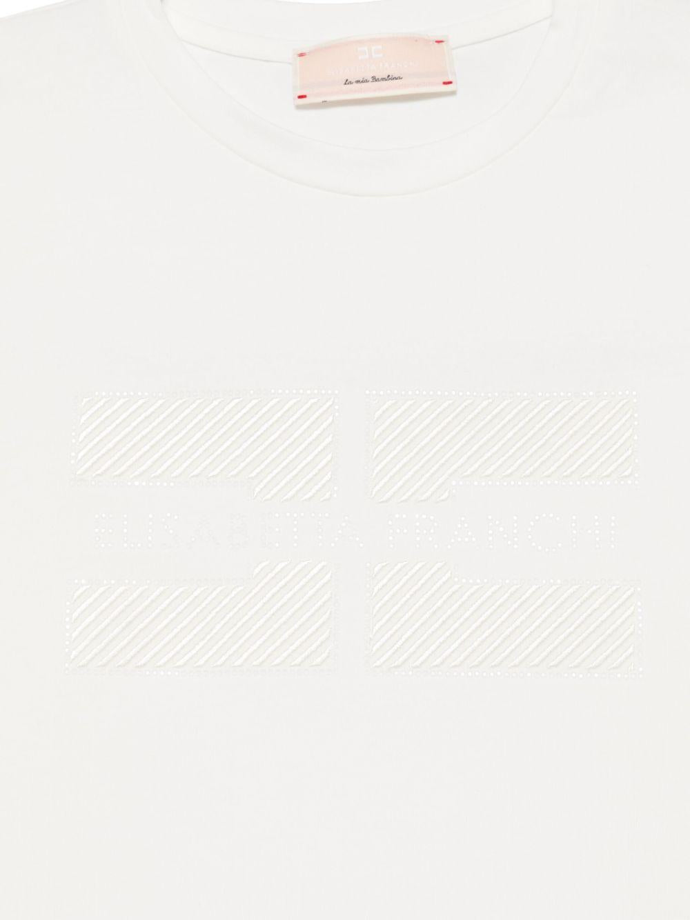 T-shirt bianca per bambina
