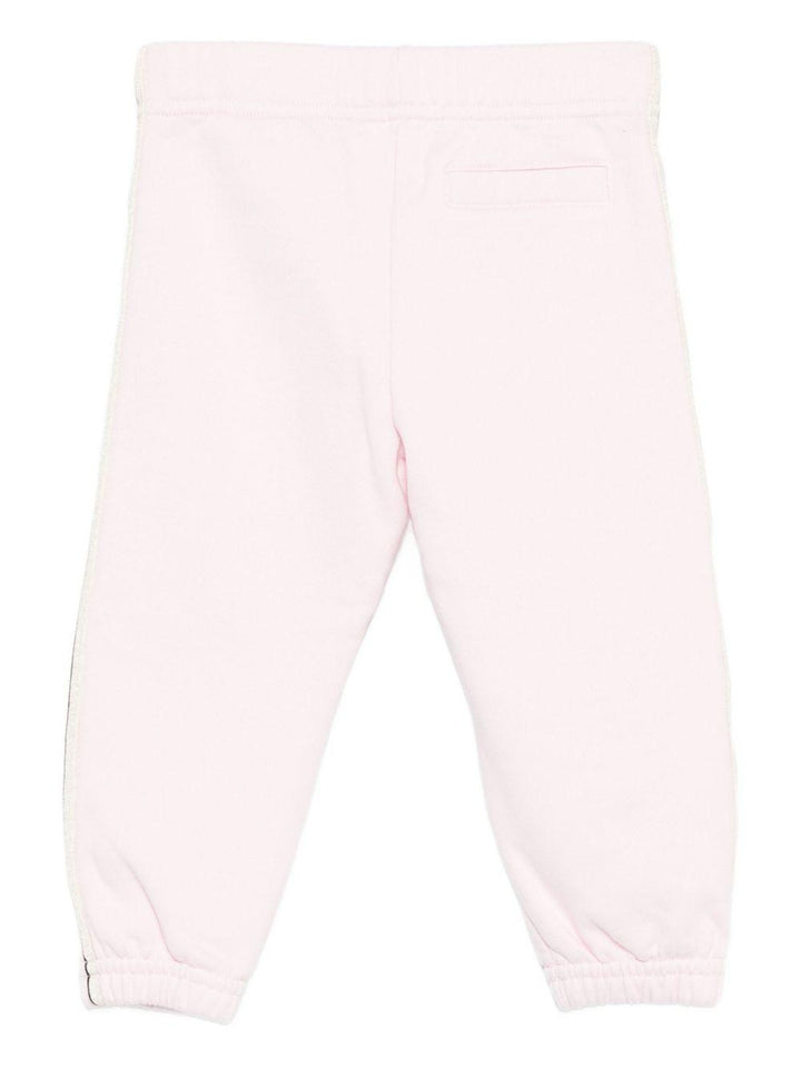 Pantalone rosa pallido per neonato PG4X002F25FLE001 3C03 Palm Angels Kids 