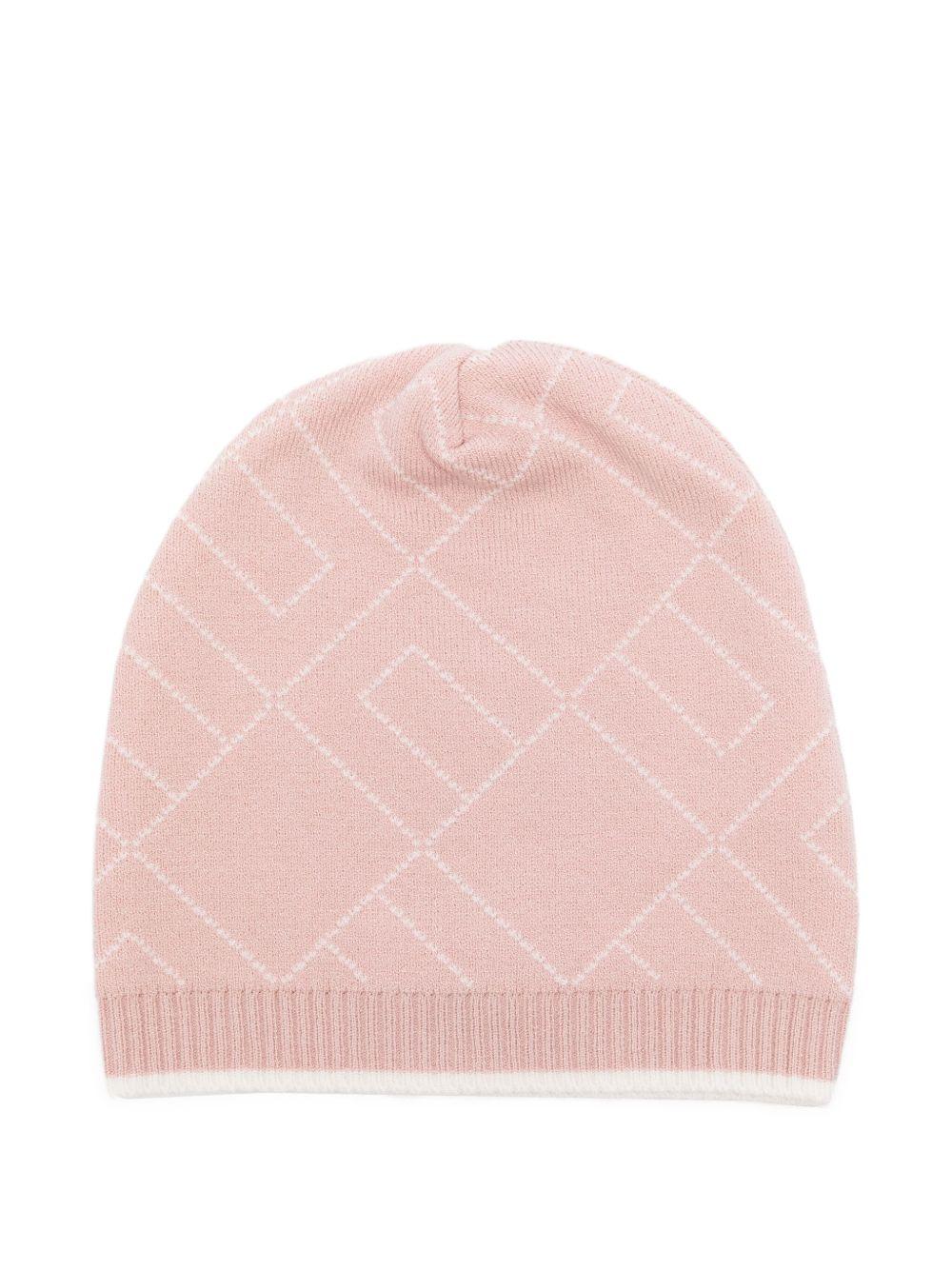 Cappello rosa per neonata ENCP074CFL229 D770 Elisabetta Franchi Kids 