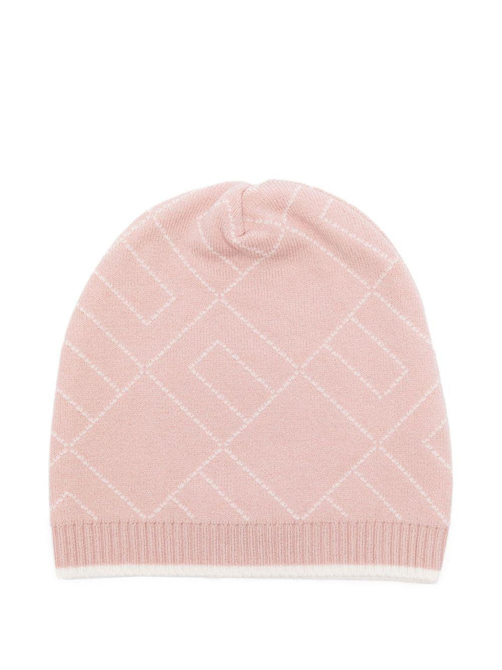Cappello rosa per neonata ENCP074CFL229 D770 Elisabetta Franchi Kids 