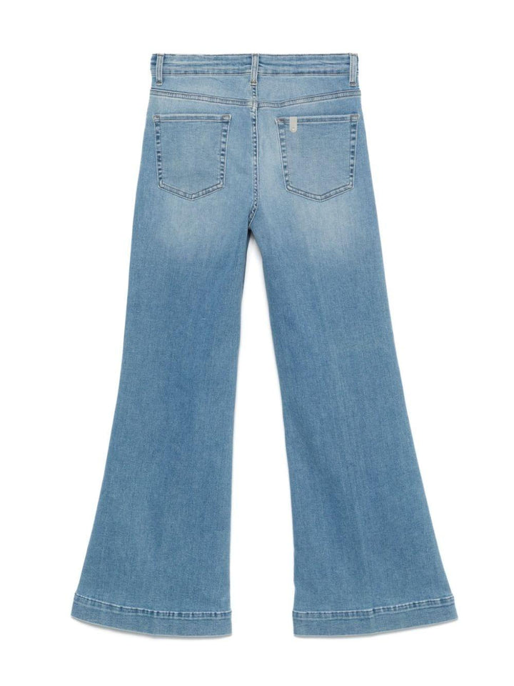 Jeans blu lavato per bambina