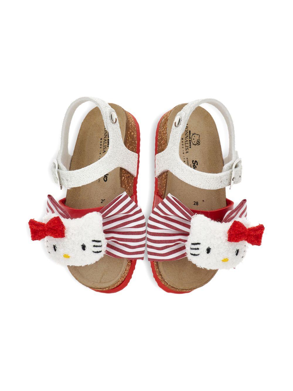 Sandali bianche "Hello Kitty" per bambina 8CG0157702 9944 Monnalisa Kids 