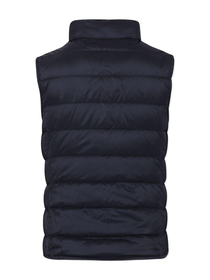 Gilet blu navy per bambino 9541A00033597YF 778 Moncler Kids 