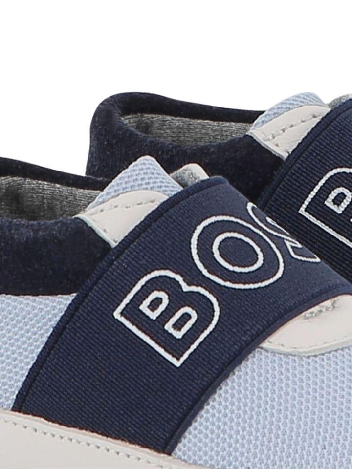 Scarpe azzurre/blu per neonato J52589 849 Boss Kids 