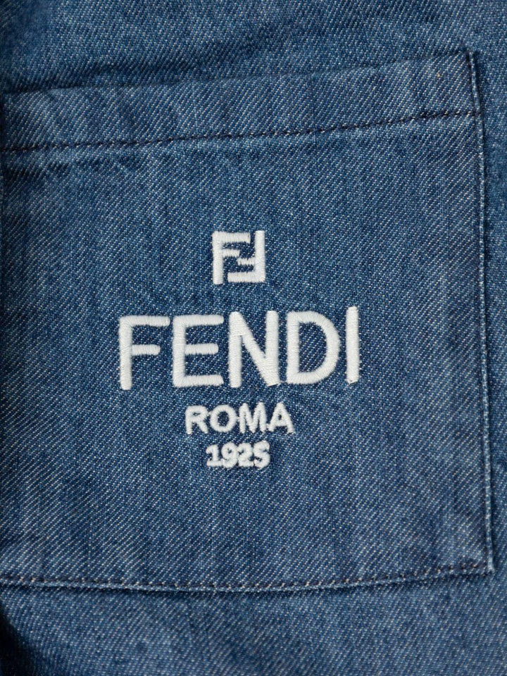Jeans blu per bambina JUF149ATRF F0QG0 Fendi Kids 