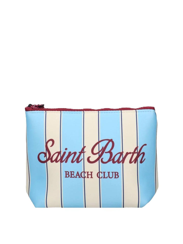 Borsa bianca/celeste per bambina ALIN001 00605L MC2 Saint Barth Kids 