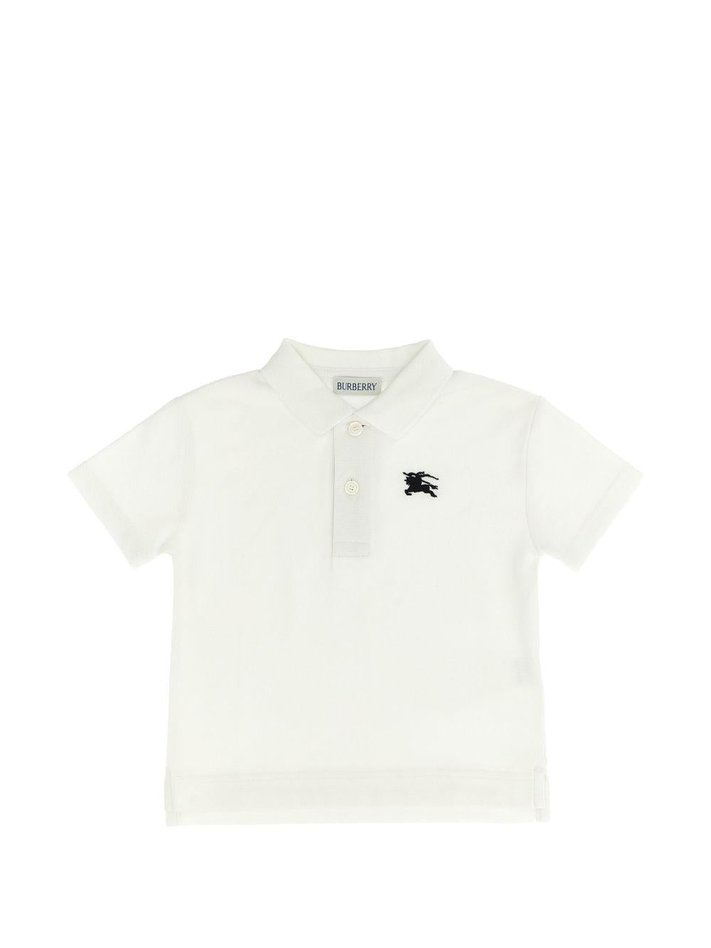 Polo bianca per neonato 8121363 A1464 Burberry Kids 