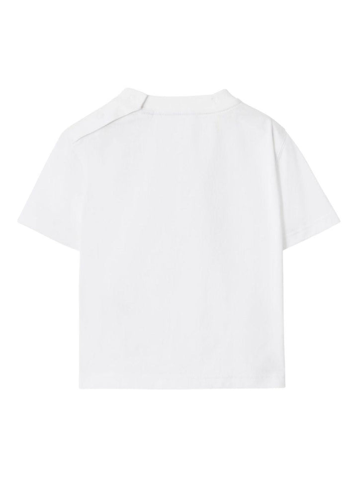 T-shirt bianca per bambino 8121198 A1464 Burberry Kids 