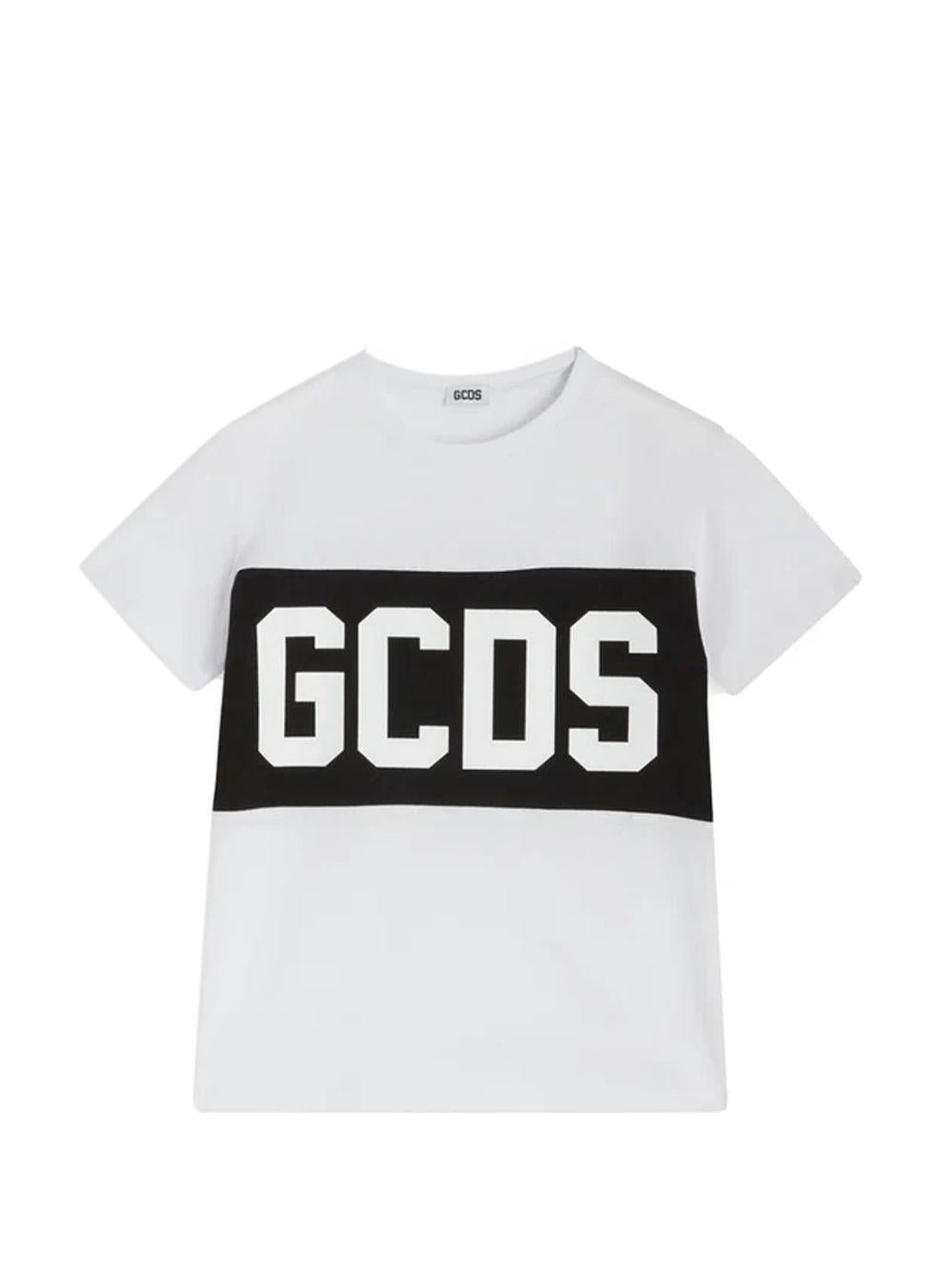 T-shirt bianca per bambino Z0UJQC585J105 100R Gcds Kids 