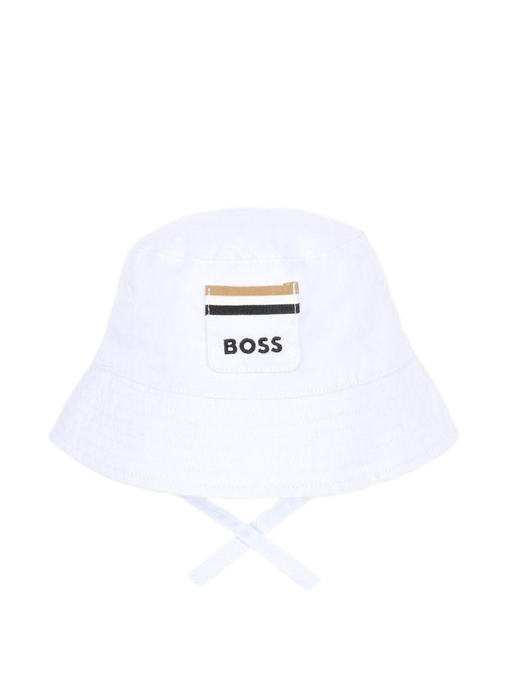 Cappello bianco per bambino J53103 10P Boss Kids 