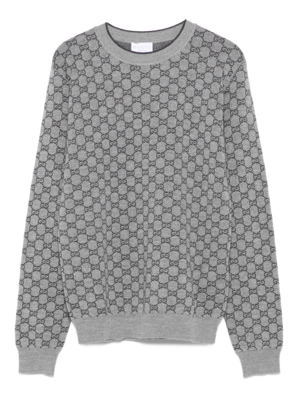 Maglione grigio per bambino 834349XKEZO 1018 Gucci Kids 