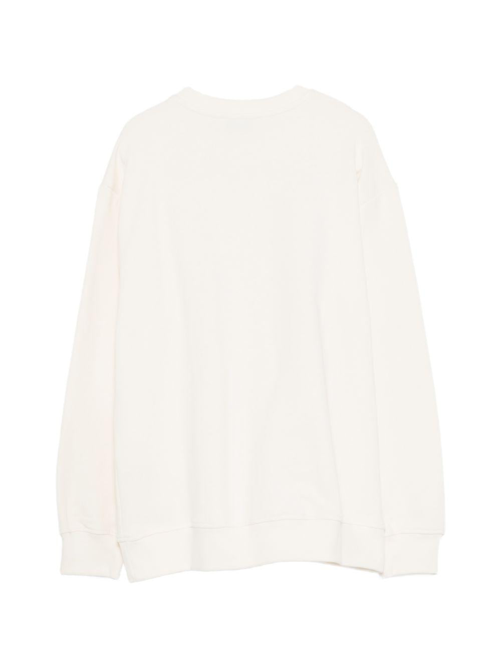 Felpa crema per bambino S6MSJUSW007 013 Msgm Kids 