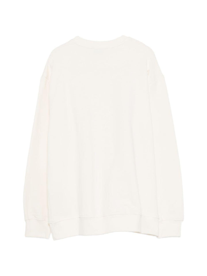 Felpa crema per bambino S6MSJUSW007 013 Msgm Kids 