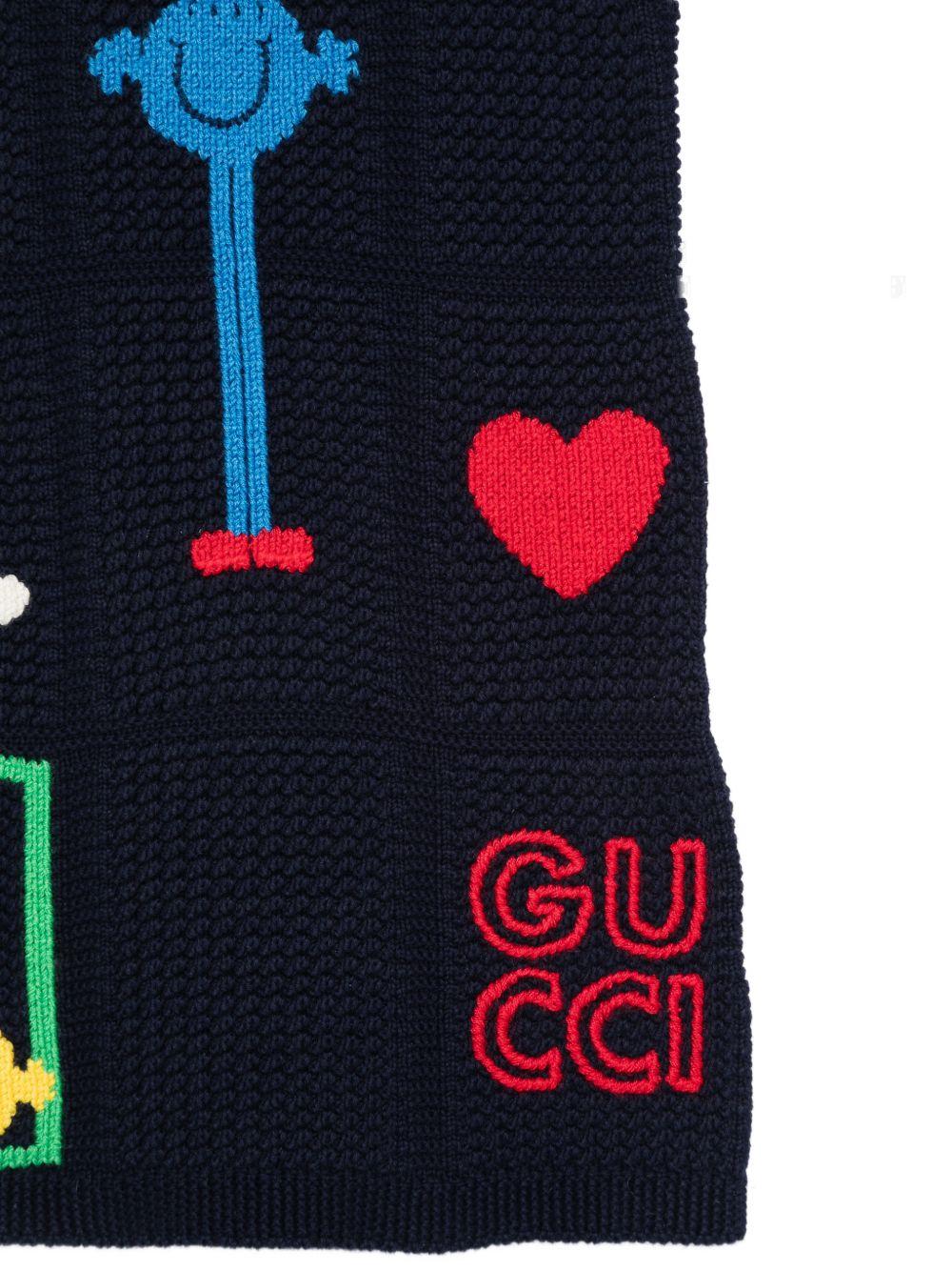 Abito blu per bambina 846415XKFF1 4264 Gucci Kids 