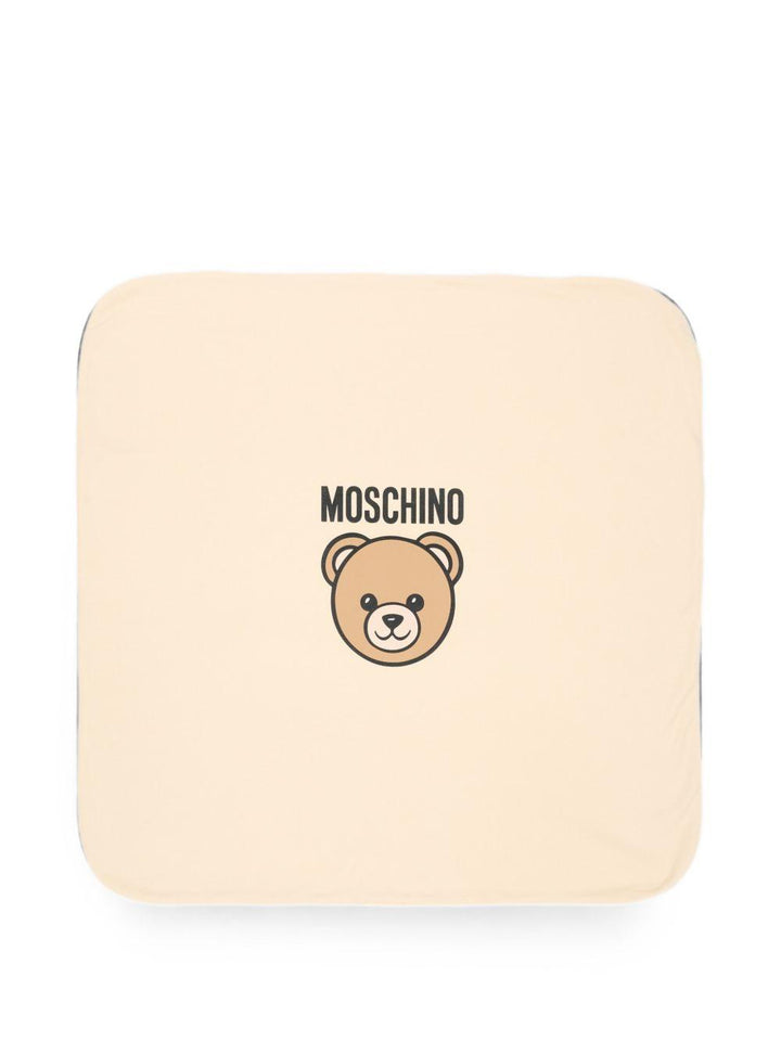 Coperta beige per neonato MUB00OLCA40 20404 Moschino Kids 