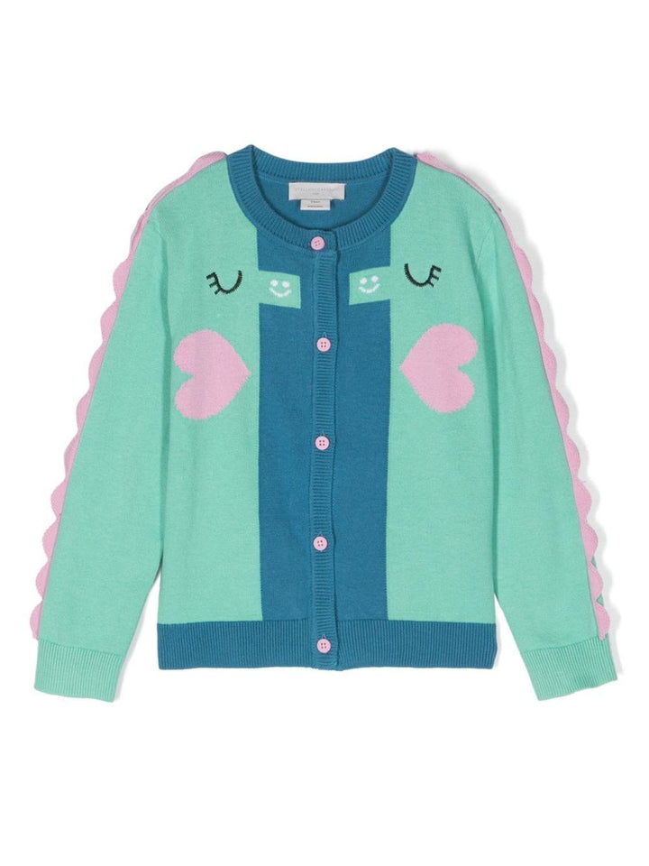 Green cardigan for girls