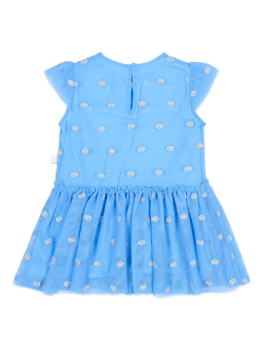 Abito blu per neonata TY1051Z3653 636EM Stella McCartney Kids 