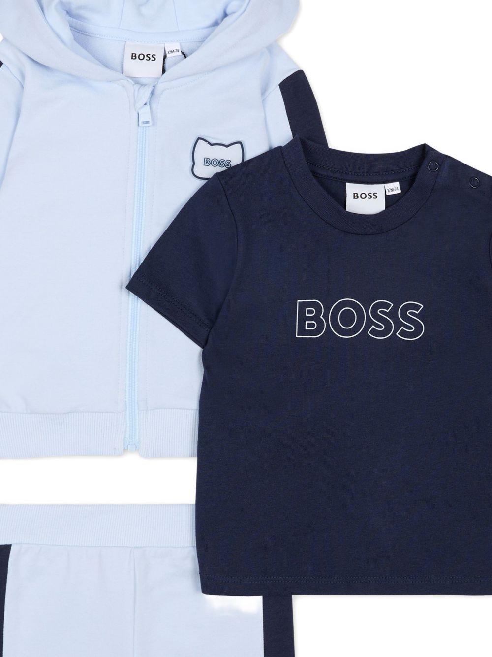 Completo sportivo celeste/blu per neonato J53051 771 Boss Kids 