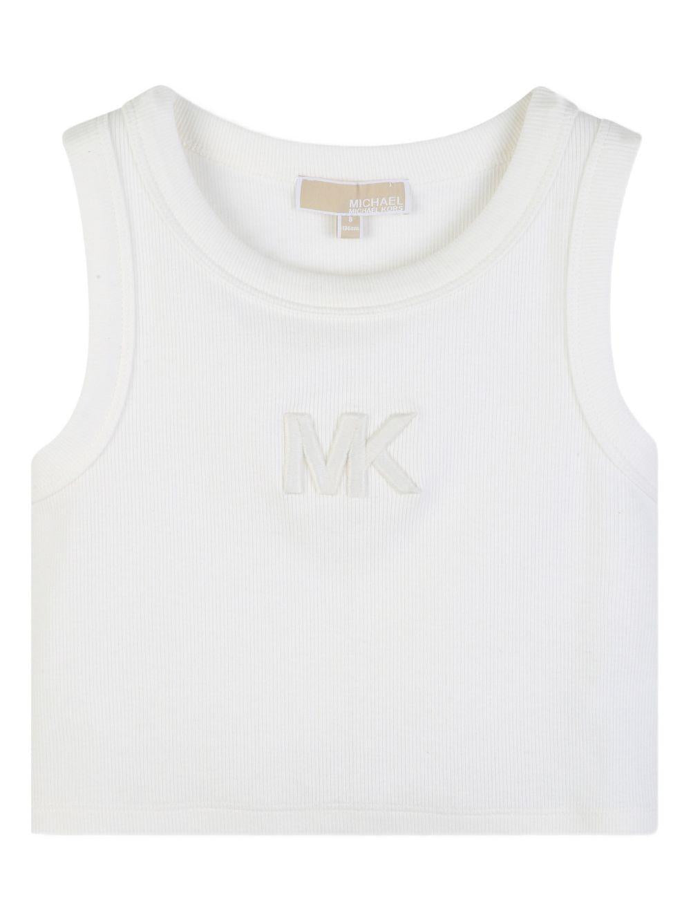 Canotta bianco sporco per bambina R30609 117 Michael Kors Kids 