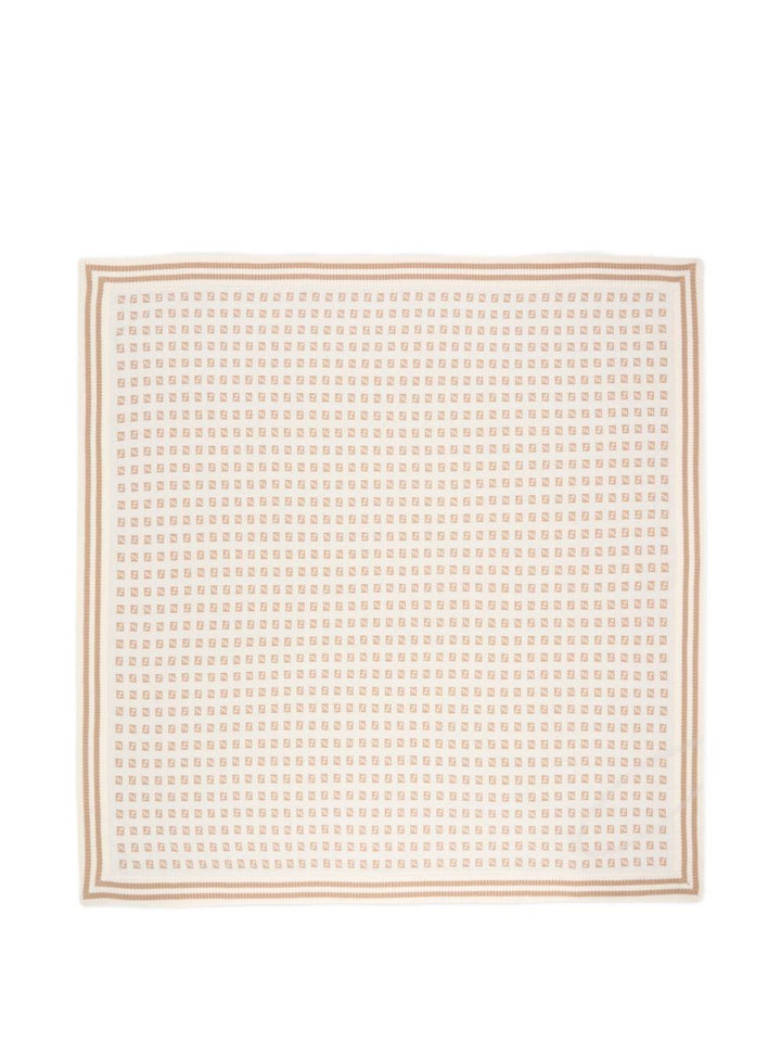 Coperta beige/naturale per neonato BUJ325AYMY F1PCP Fendi Kids 